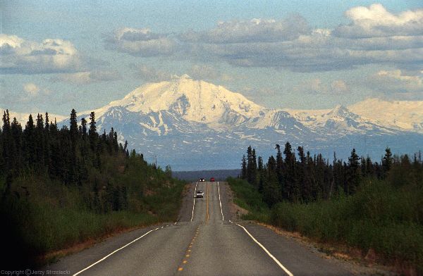 View of Denali from highway