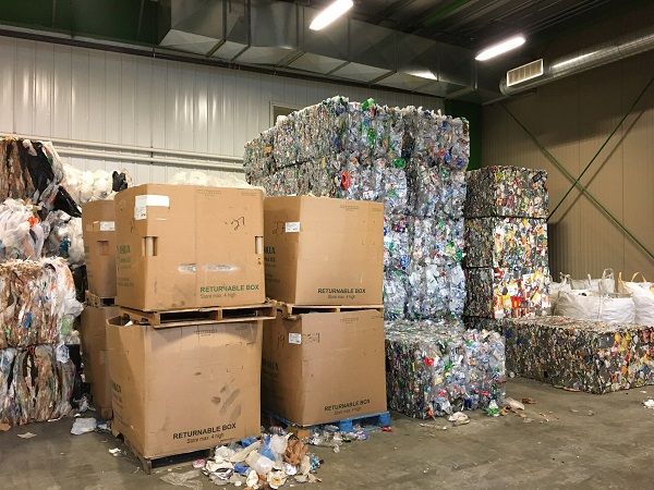 valley community for recycling solutions baled cans