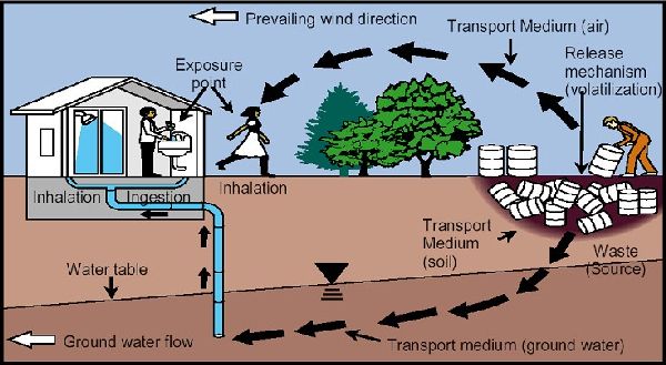 How contamination leads to exposure