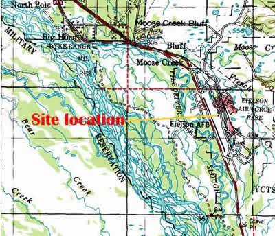 Eielson Afb Alaska Map Eielson Air Force Base