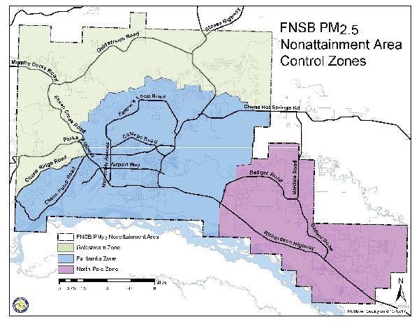 FNSB PM2.5 NA Boundary Map