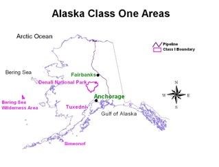 Class I Area Map