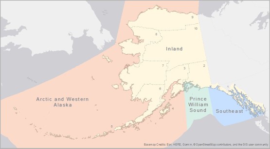Alaska Region Map