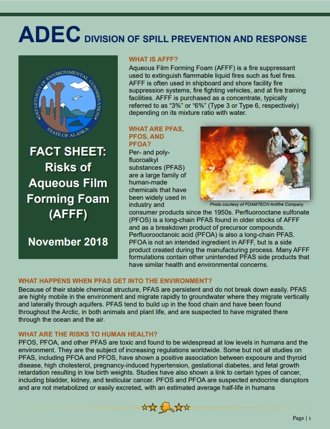 AFFF fact sheet thumbnail