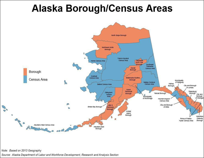 Alaska Borough/Census Areas