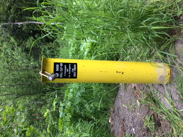 Landfill groundwater monitoring well